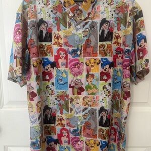 RSVLTS Colorful Character Collage Men's Shirt